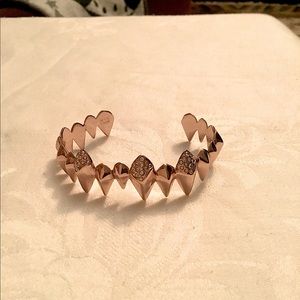 Alexis Bittar rose gold tone bracelet